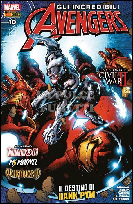 INCREDIBILI AVENGERS # 42 - GLI INCREDIBILI AVENGERS 10 - CIVIL WAR II